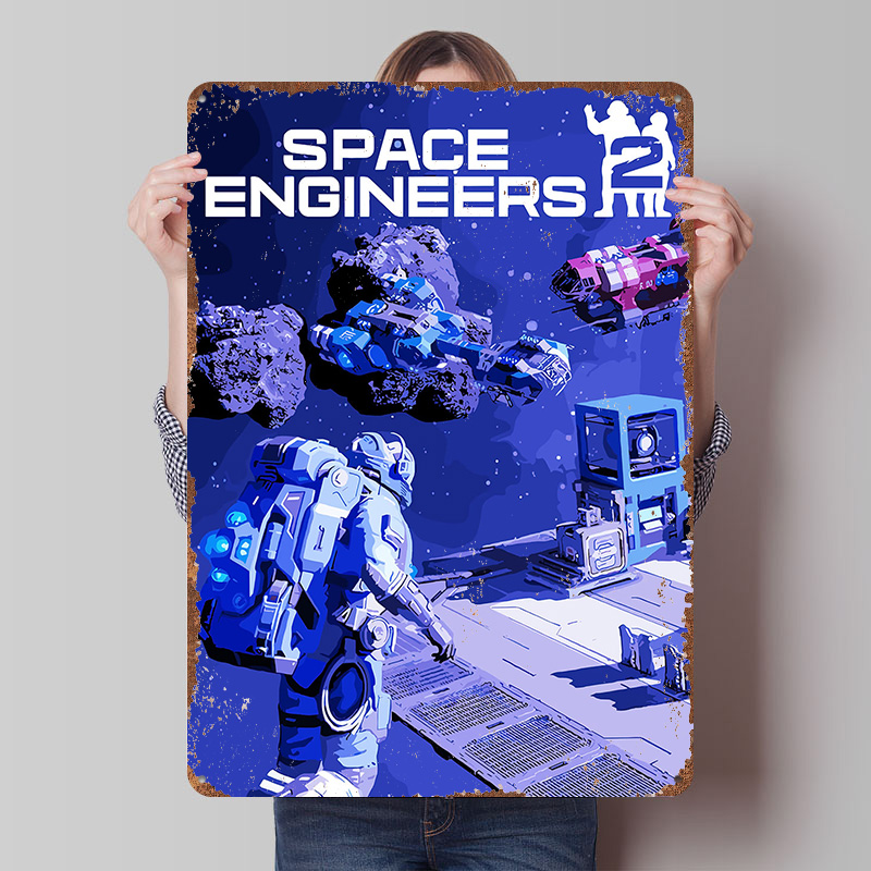 Retro Gaming Space - 스페이스 엔지니어스 2 게임 커버 아트