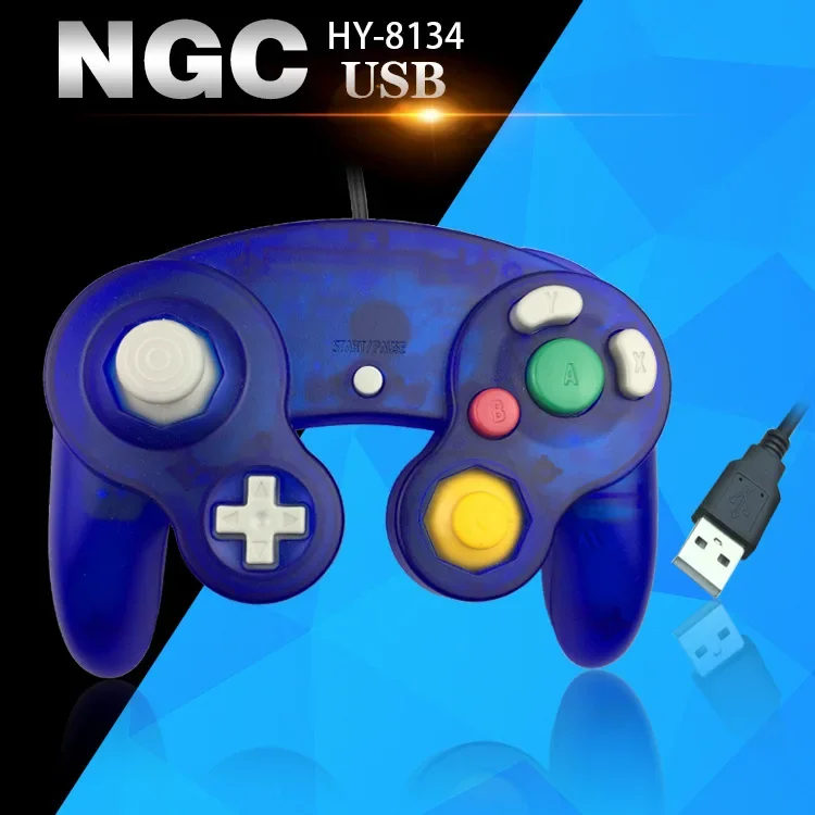 Retro Gaming Joystick - 게임큐브 컨트롤러용 레트로 게임 USB 유선