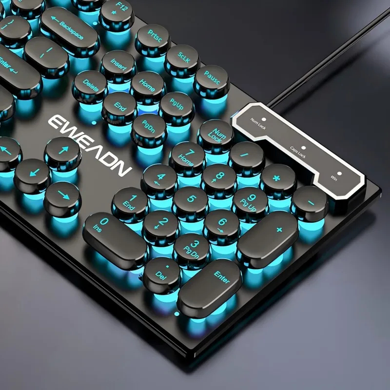 Mouse Gaming Retro - 레트로 펑크 기계식 느낌 키보드 마우스
