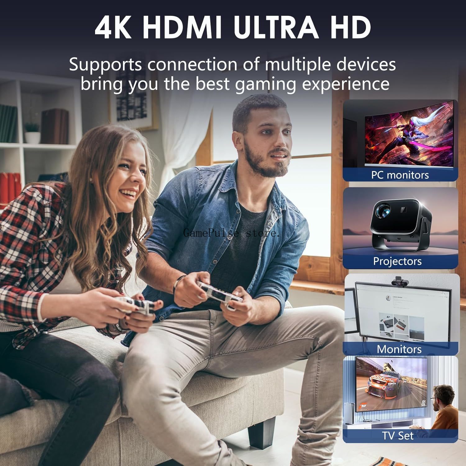 Retro Gaming Hdmi - GamePulse 2026 새로운 레트로 게임 콘솔,