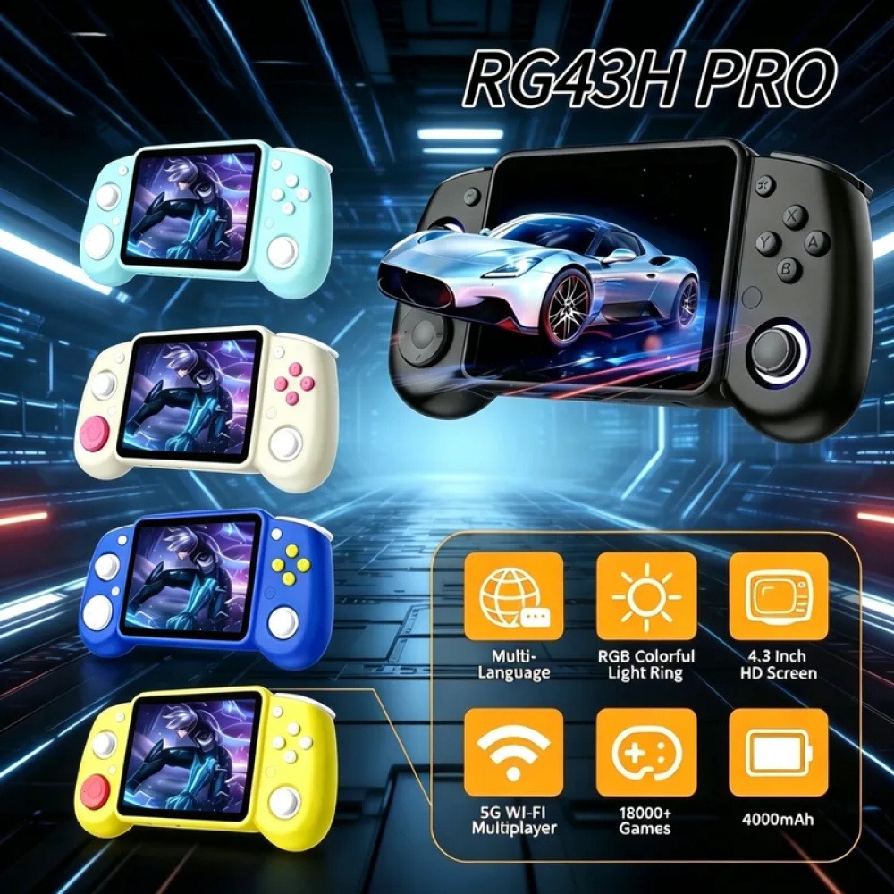 RG43H Pro 휴대용 레트로 핸드헬드 게임 콘솔 4 - Retro Gaming Device Handheld 리뷰 및 가격