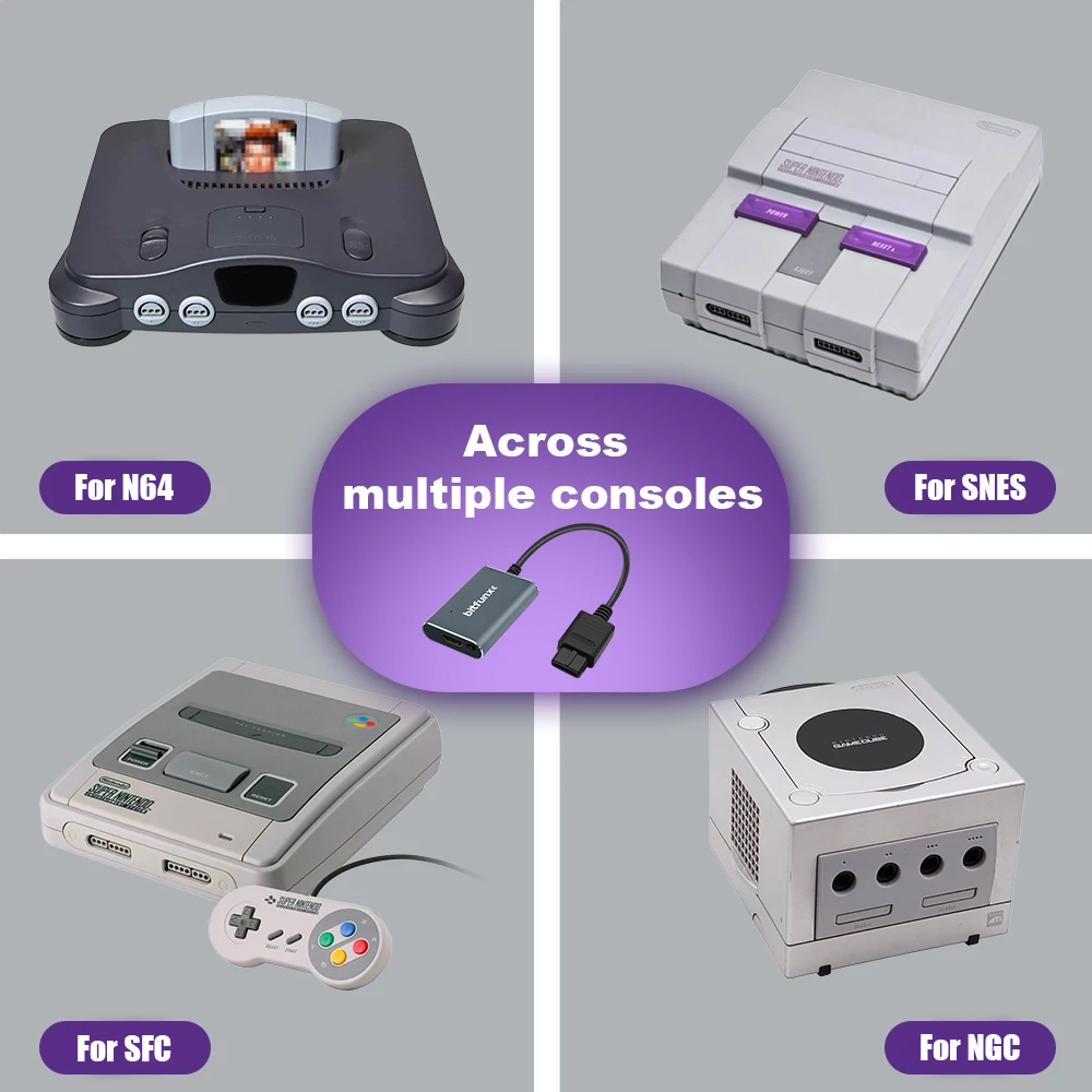 Bitfunx 720P Svideo/AV-HDMI 어댑 - Retro Gaming Nintendo 리뷰 및 가격