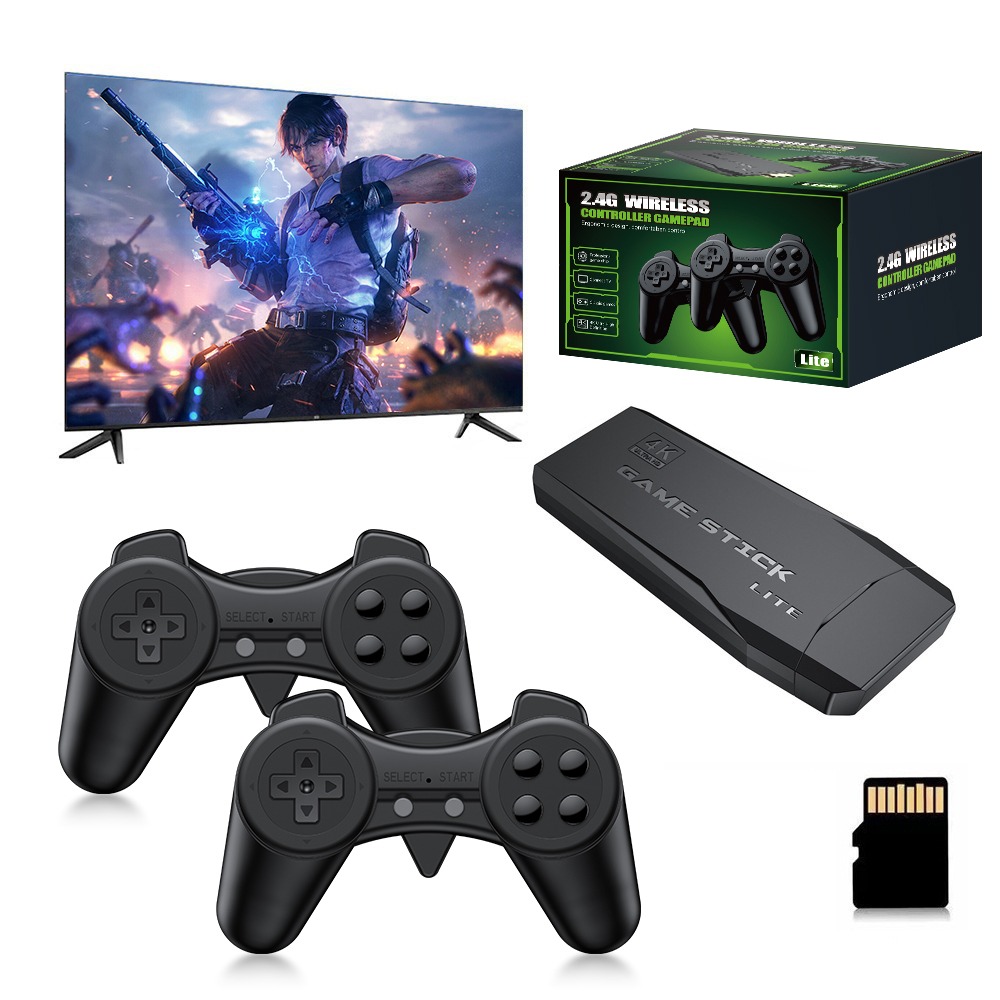 휴대용 4K 레트로 게임 스틱 콘솔, 2개의 무선 컨트 - Retro Gaming Hdmi 리뷰 및 가격