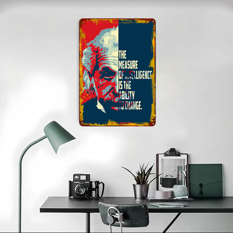 알베르트 아인슈타인 명언 틴플레이트 포스터 맞춤형 벽  - Retro Poster Gaming 리뷰 및 가격