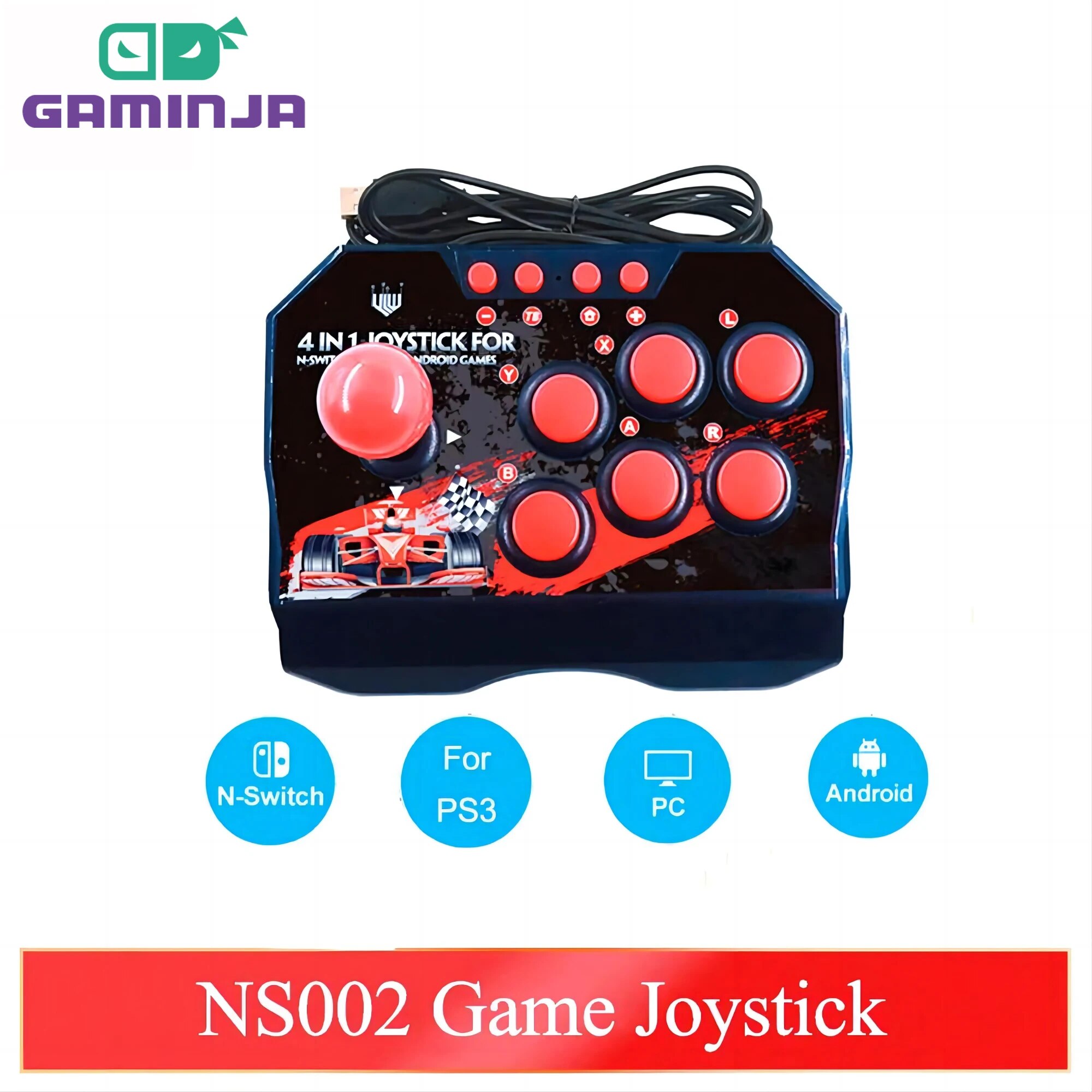 GAMINJA NS002 4 1 레트로 아케이드 콘솔  - Retro Gaming Joystick 리뷰 및 가격