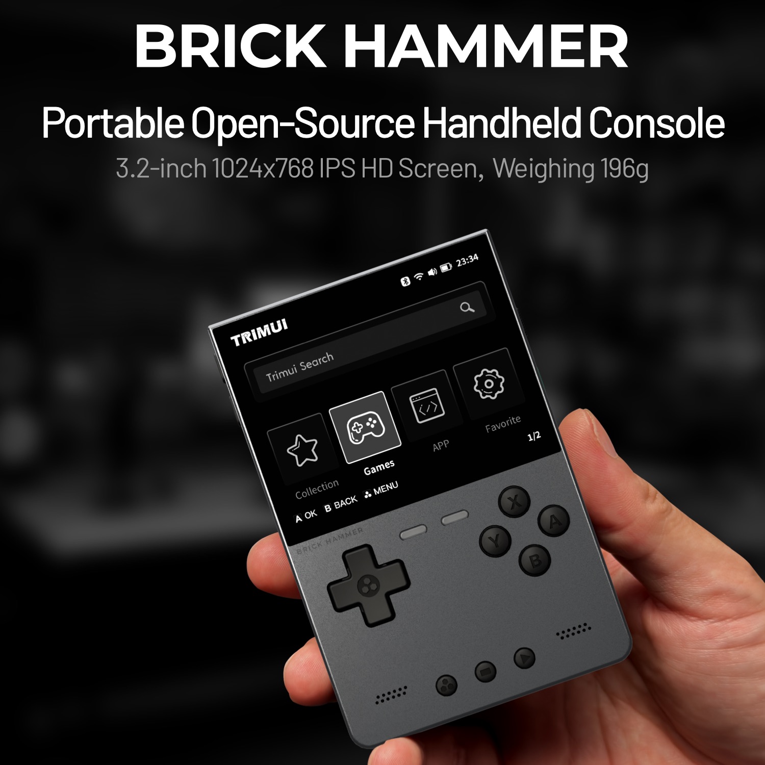 TRIMUI BRICK HAMMER 레트로 휴대용 게임 - Retro Gaming Device Handheld 리뷰 및 가격