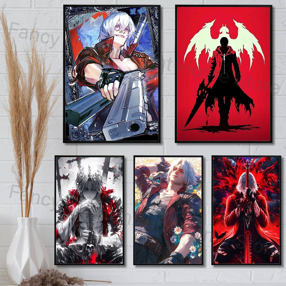 D-Devil May C-Cry 게임 포스터 거실 바용 - Retro Poster Gaming 리뷰 및 가격