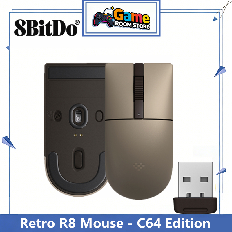 8BitDo 레트로 R8 마우스 - C64 에디션 연결 - Mouse Gaming Retro 리뷰 및 가격