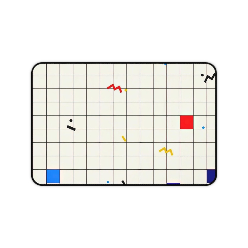 레트로 기하학적 그리드 데스크 매트 마우스 패드 멤피스 - Mouse Gaming Retro 리뷰 및 가격