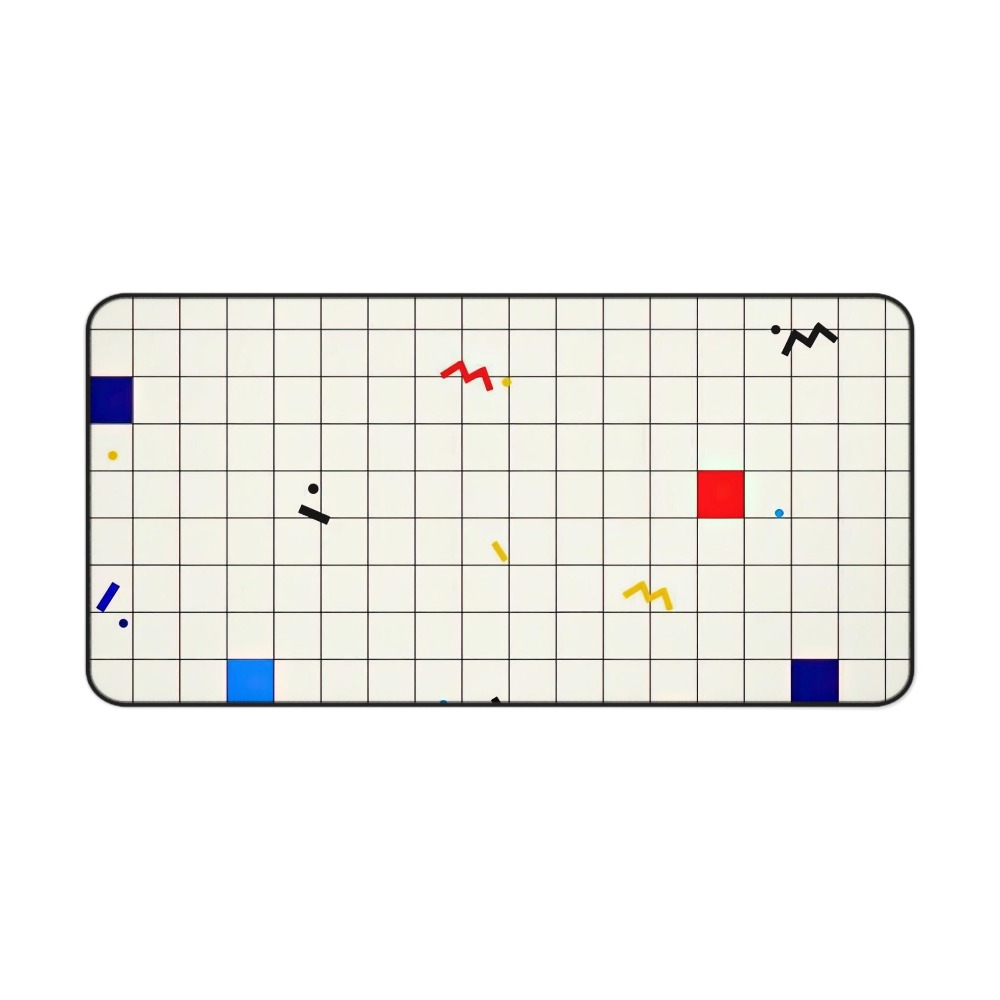 레트로 기하학적 그리드 데스크 매트 마우스 패드 멤피스 - Mouse Gaming Retro 리뷰 및 가격