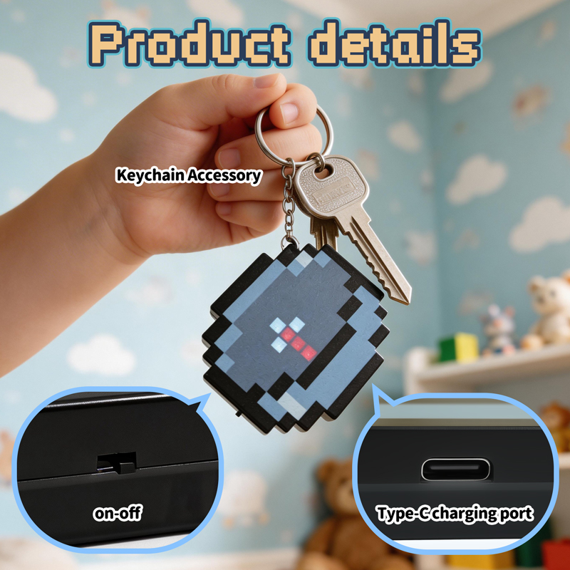 2026 신형 충전식 픽셀 나침반 열쇠고리 휴대용 이동 - Retro Gaming Accessories 리뷰 및 가격