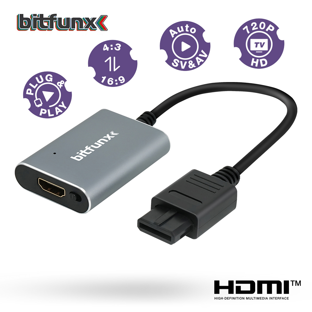 비트펀엑스 720P HDMI ™   어댑터 S-비디오  - Retro Gaming Hdmi 리뷰 및 가격