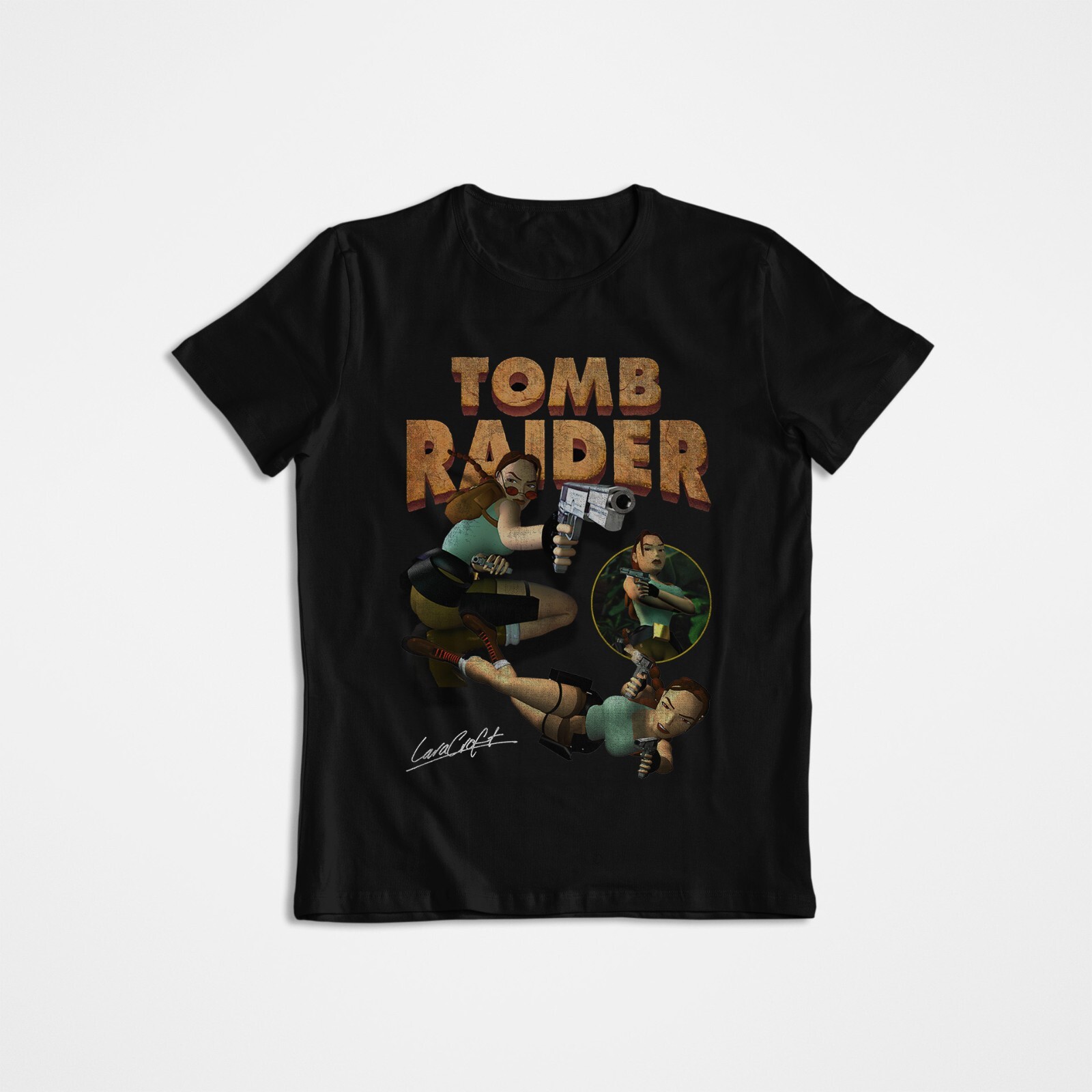 탐보라더, 라라 크로프트, 그래픽 티셔츠, 그래픽 티셔 - Retro Gaming Shirt 리뷰 및 가격