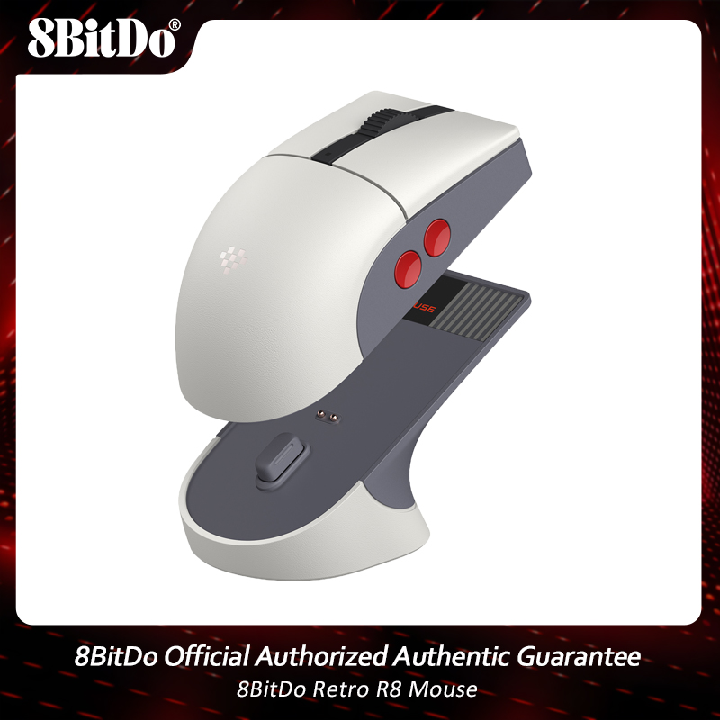 8BitDo Retro R8 마우스 (PAW 3395  - Mouse Gaming Retro 리뷰 및 가격
